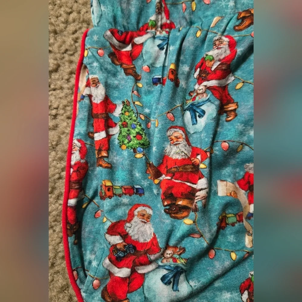 Mens Posh Peanut Jolly Saint Nick Christmas Santa Pajama Pants